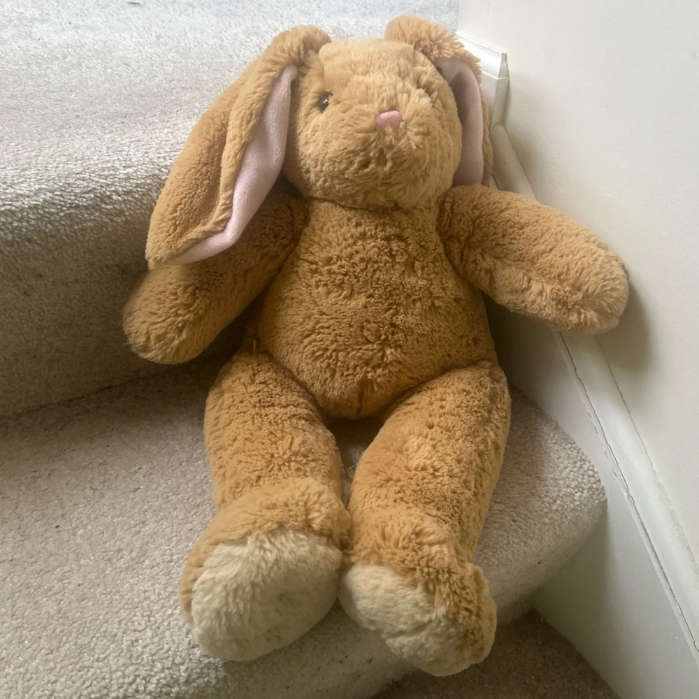 Build a Bear Plush Brown Bunny Stuffed Animal - Soft Kids Toy